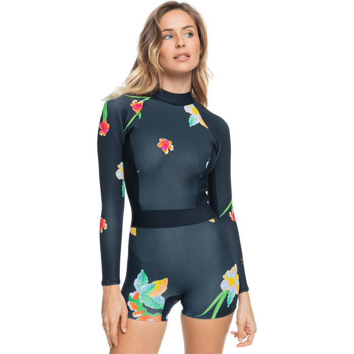 2021 Roxy Womens Cynthia Rowley 1 5mm Long Sleeve Shorty